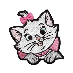 Disney The Aristocats Marie Patch Animals Kids Movie Embroidered Iron On - Picture 1 of 2