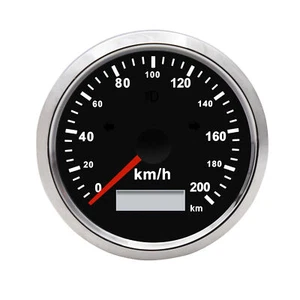 Velocímetro digital GPS 85 mm odómetro 0-200 km/h para coche camión motocicleta barco - Imagen 1 de 13