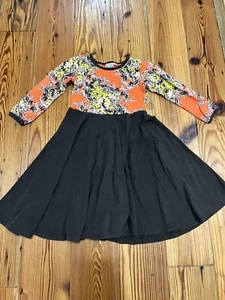 Abito bambina Lilli Lovebird raccolta autunnale ringraziamento manica lunga taglia 8 - Foto 1 di 9