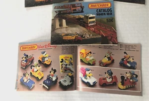 Matchbox Disney Popeye Skybusters Matchbox Cars Catalog 1981/82 NOS - Picture 1 of 4
