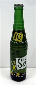 Botella Old Ski FULL Soda Pop LCA pintada 8 3/4 oz Seminole Chattanooga Tn - Imagen 1 de 7