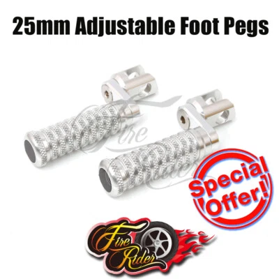 SI CNC Footpegs 25mm Extend Rider Kit For Kawasaki Versys 650 06-12 07 08 09 10 Foto 1 de 4