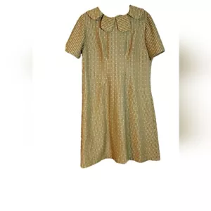 Handmade Vintage 60's 70's Dress Amazing Condition L/XL - Picture 1 of 11