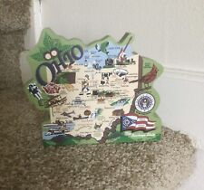 Catâ€™S Meow Village Ohio State Map â€œThe Buckeye Stateâ€� #Ra681