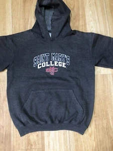 Champion Hoodie St Mary’s College Jumper USA Youth XL 14-16 Grey Logo Cotton - Picture 1 of 11