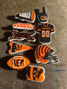 Charm scarpa squadra calcio Cincinnati Bengals set 8 pezzi - Foto 1 di 1
