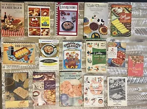 Lot of 16 Assorted Vintage Recipe Booklets Pamphlets Advertising Leaflets - Picture 1 of 14