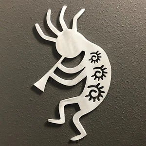 Kokopelli Metall Wandbild Skilwerx 9 x 6 Southwestern 4 - Bild 1 von 5