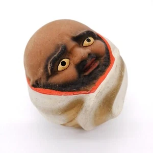8cm Vintage Ceramic Japanese DARUMA Doll – Folk Art Collectible OTA207 - Picture 1 of 14