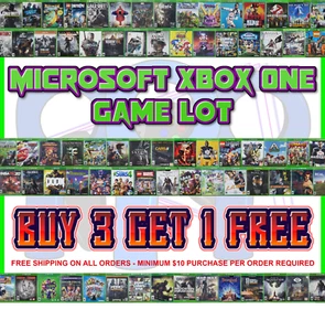 Xbox One Game Lot | Buy 3 Get 1 Free | Free Ship $25+ | Resurfaced - Picture 1 of 111