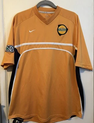 Camiseta Nike Amarilla Vintage Los Angeles LA Galaxy Talla XL Foto 1 de 4