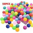 10/50 x balles de ping-pong colorées 40 mm balles de divertissement de table tennis en gros