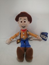DISNEY PIXAR TOY STORY 4 WOODY PLUSH DOLL. 11” TALL.