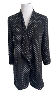 Blazer informal grande Philosophy negro blanco a lunares - Imagen 1 de 8