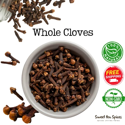 Organic Whole Cloves - Bulk - Clove Buds - Clavo de Olor - Syzygium aromaticum - Image 1 of 3