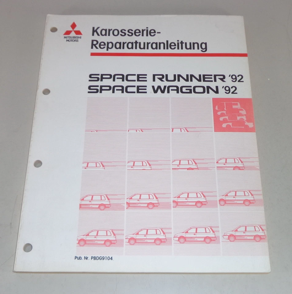 Manual De Taller Mitsubishi Space Runner / Space Wagon Carrocería Año 1992 - Imagen 1 de 1