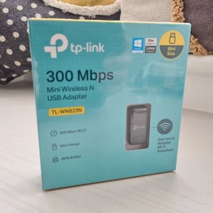 TP-Link 300Mbps Mini Wireless N USB Adapter High Speed WiFi Dongle TL-WN823N New - Photo 1/6