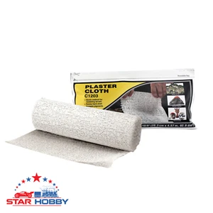 Woodland Scenics Plaster Cloth C1203 1 roll/pkg - 8 in w x 5 yd l, 10 ft2 - Picture 1 of 5