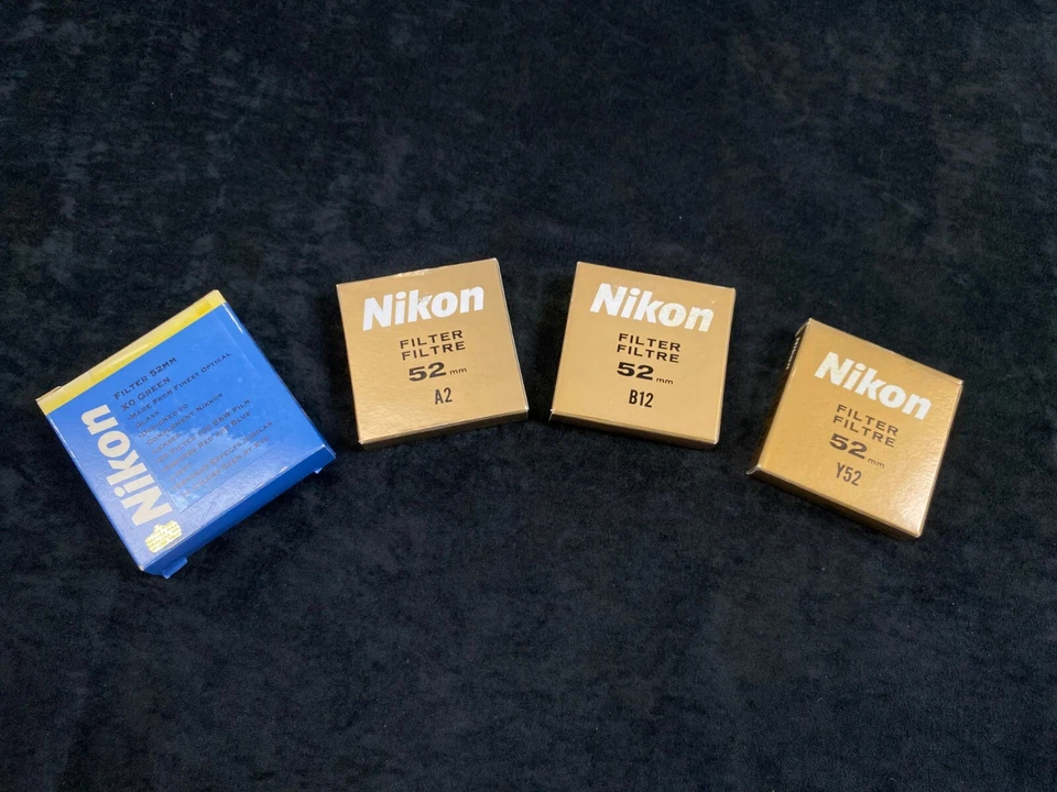 BRAND NEW Nikon 52mm Color Kit (A2, B12, Y52, & XO Green) - Image 1 of 4