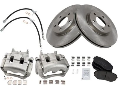 For 2009 Lincoln MKX Brake Pad Rotor and Caliper Set Front 46568TSZZ FWD - Image 1 of 2