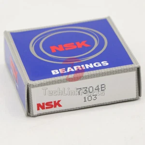 NSK 7304B Angular Contact Ball Bearings 20x52x15mm. # - Picture 1 of 7