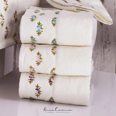 MINE Luxus Handtuch Handtücher Duschtücher Gästetücher Baumwolle Frottee 6er Set - Bild 1 von 4