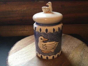 SIGMA Tastesetter Duck Ceramic Canister Jar Decorative Kitchen 9" Tall VTG - Picture 1 of 2