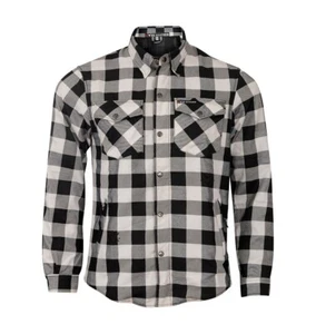 Men’s KMAX DuPont™ Kevlar® Lined/CE Armored Motorcycle/Motorbike Flannel Shirt - Bild 1 von 8