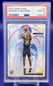 BENNEDICT MATHURIN ROOKIE 2022-23 Court Kings 151 Level 3 SP RC PSA 10 Pacers 💎