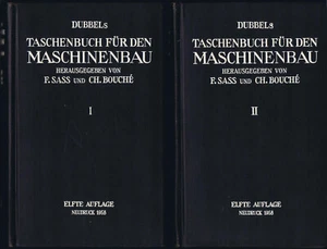 Dubbels Taschenbuch für den Maschinenbau 1958 Band 1 + 2 - Bild 1 von 24