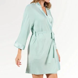 Faceplant Accappatoio Kimono Bambù, Donna Taglia S/M - Aqua Mist - Foto 1 di 16