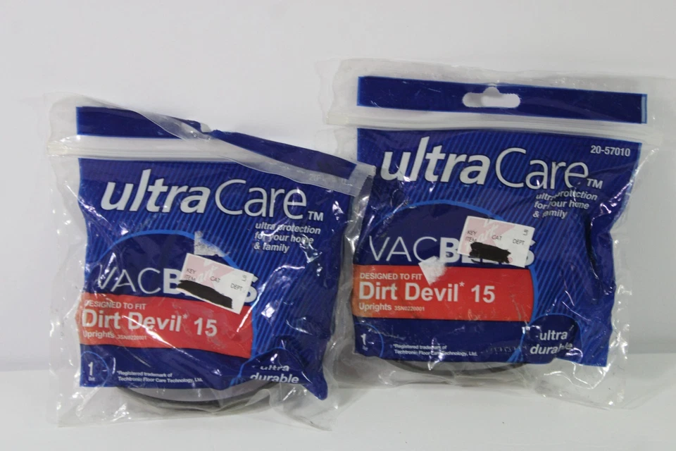 Dirt Devil Style 15 Vacuum Belts (2-pack) 3SN0220001