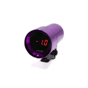 37mm Car Vacuum Gauge Smoke Lens Red LED Micro Digital Boost Meter Bar Purple - Bild 1 von 5