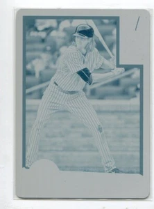 Piatto stampa Donruss 2016 ciano Jacob deGrom 1/1 New York Mets - Foto 1 di 2