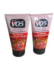 Nuevo 2 VO5 Acondicionador Nutritivo Sin Enjuague Fresas y Crema Maduradas al Sol 5 Oz - Imagen 1 de 6