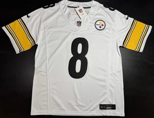 Medium Aaron Rodgers #8 Vapor FUSE Jersey White Elite Quality Steelers - Bild 1 von 11