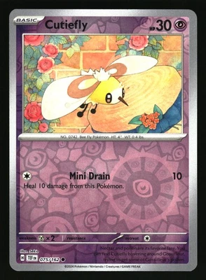 SV05: Temporal Forces #075/162 Cutiefly Reverse Holofoil - Image 1 of 2