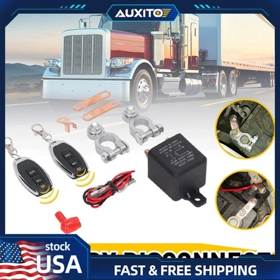 Batería aislante coche inalámbrico desconexión universal 200A 12v 3 control remoto Foto 1 de 4