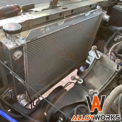 Aluminum 3Row Radiator For  FORD BRONCO F150 F250 F350 5.0L 5.8L 7.5L 1985-1997 Foto 1 de 4
