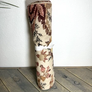 POTTERY BARN EMRYS BESTICKT BAUMWOLLE TISCHLÄUFER 18" X 108" ~ MULTI - Bild 1 von 13