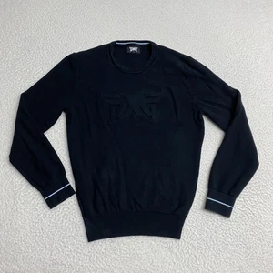 Suéter de Golf PXG Parsons Xtreme Para Hombres Pequeño Negro Cuello Redondo Pullover Logo Elevado - Imagen 1 de 10