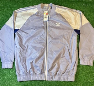 adidas Originals Mens Summer Superstar Track Jacket Purple HC2097 Size Large NWT - Picture 1 of 8
