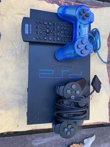 Sony PlayStation 2 32MB Console - Charcoal Black (SCPH-90004) - Foto 1 di 1