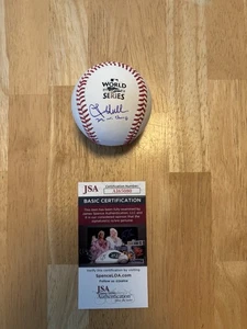 Lance McCullers Jr Signed  Autographed Inscribed 2022 World Series Baseball Jsa - Picture 1 of 2