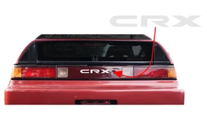 Rear Center Vinyl Decal Sticker Replacement Emblem Restoration Fits Honda CRX - Foto 1 di 2