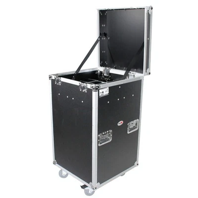 ProX XS-MIC25STN Pro Audio Microphone Stand Travel Case w Casters Holds 25 Units - Image 1 of 4
