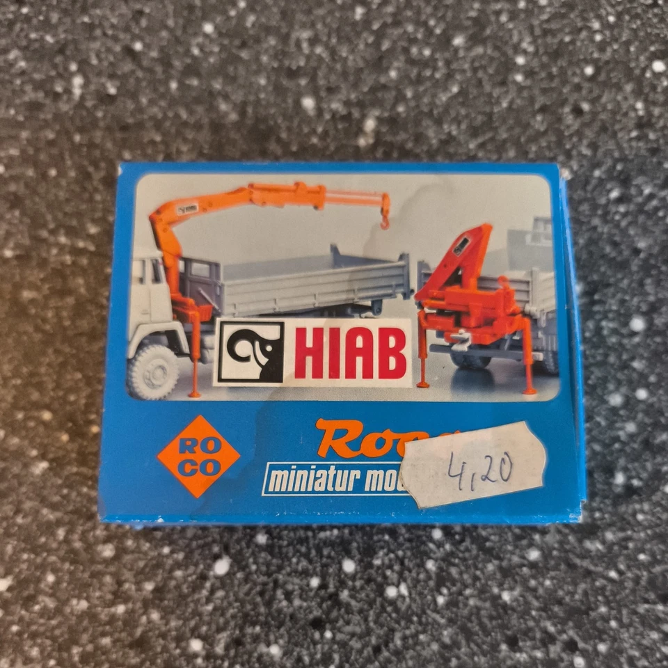 Roco miniatur modell #H0 1776 HIAB Kran   NEU in OVP - Bild 1 von 3