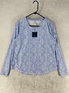 The Bubble Top Damen Large blau Performance Langarm Golf Tennis neu $ 120 - Bild 1 von 13