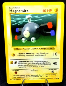 Pokemon Card - Shadowless Magenemite (53/102) Base Set 1999 ***NM*** - Picture 1 of 2