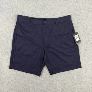 Under Armour Pantaloncini da Golf Uomo Taglia 36 Blu Navy UA Iso-Chill Airvent 1370084-410 - Foto 1 di 11